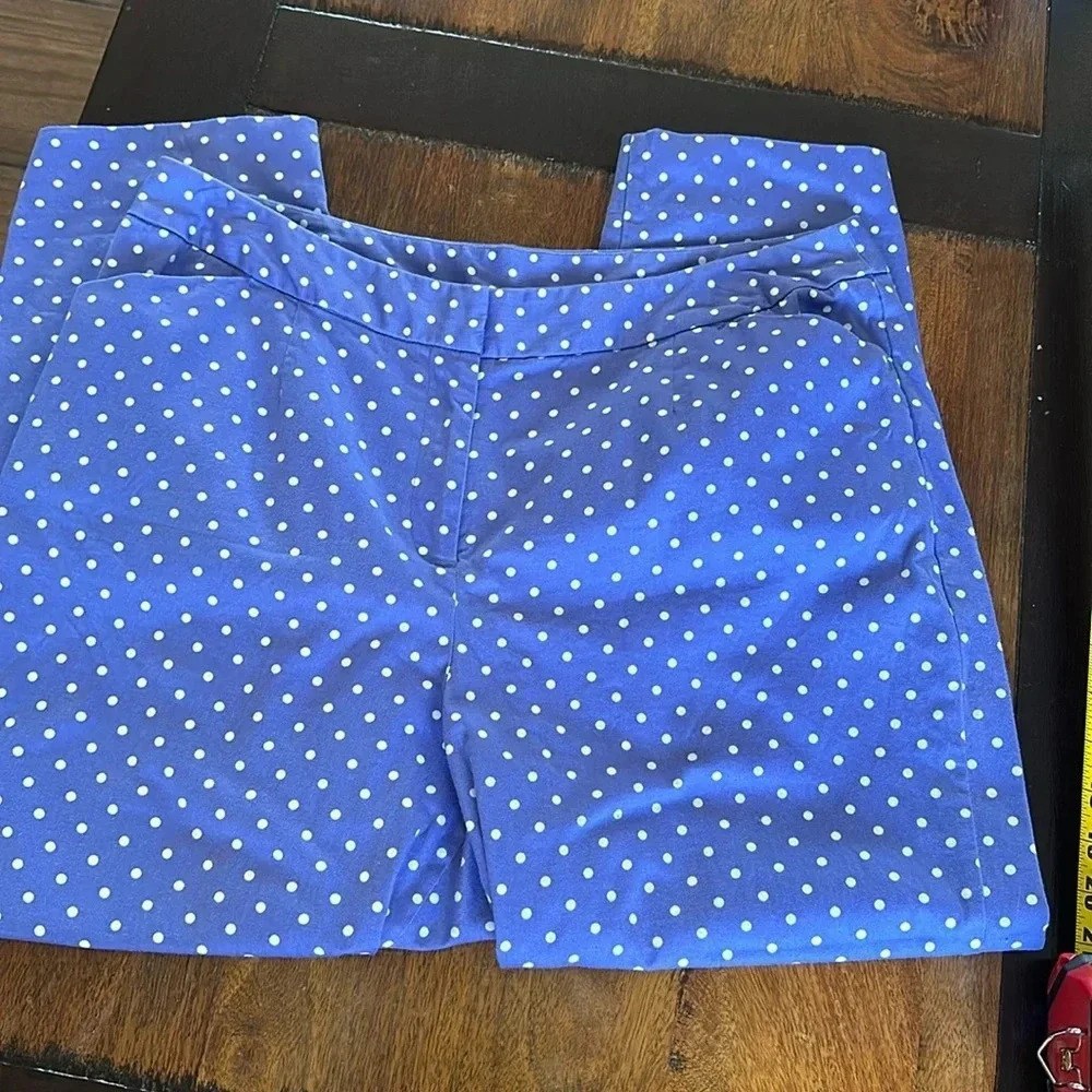 Appleseeds polka dot lilac pants size 16P EUC